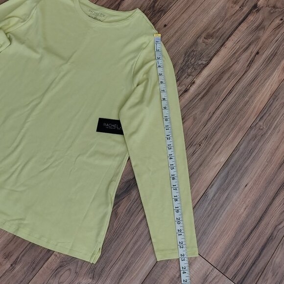 Rachel Zoe Women's Long-Sleeve T-Shirt in Yellow, Size 2X - Picture 5 of 12